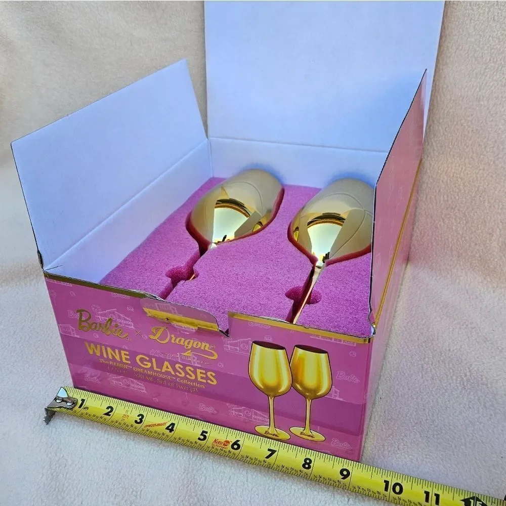 Barbie x Dragon Dreamhouse Wine Glasses - Set of 2